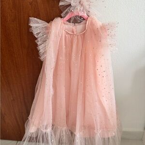 Pink Starry Tulle Dress